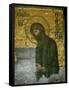 Saint John the Baptist from the Deesis in the North Gallery, Byzantine Mosaic, 12th Century-null-Framed Stretched Canvas