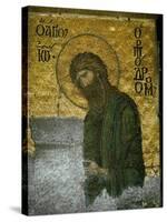 Saint John the Baptist from the Deesis in the North Gallery, Byzantine Mosaic, 12th Century-null-Stretched Canvas