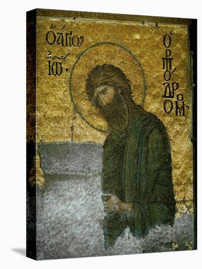 Saint John the Baptist from the Deesis in the North Gallery, Byzantine Mosaic, 12th Century-null-Stretched Canvas