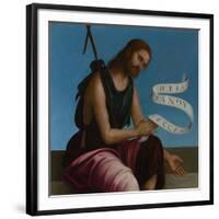 Saint John the Baptist (High Altarpiece, Oratory of S. Pietro in Vincol), 1505-Lorenzo Costa-Framed Giclee Print