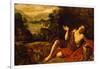 Saint John the Baptist in the Desert, 1630-Francisco Collantes-Framed Giclee Print