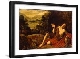 Saint John the Baptist in the Desert, 1630-Francisco Collantes-Framed Giclee Print