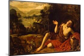 Saint John the Baptist in the Desert, 1630-Francisco Collantes-Mounted Giclee Print