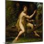 Saint John the Baptist in the Desert, Showing the Cross of the Passion-Raphael-Mounted Giclee Print