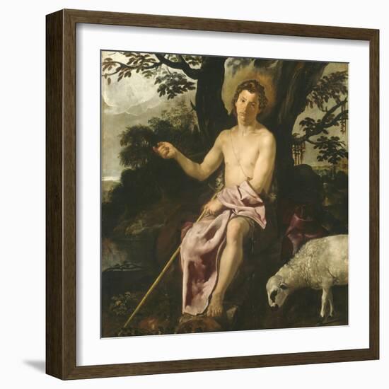 Saint John the Baptist in the Wilderness, C.1622-Diego Velazquez-Framed Giclee Print