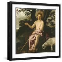 Saint John the Baptist in the Wilderness, C.1622-Diego Velazquez-Framed Giclee Print