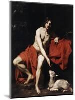 Saint John the Baptist in the Wilderness, C1615-C1620-Nicolas Regnier-Mounted Giclee Print