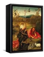 Saint John the Baptist In the Wilderness, Ca. 1489-Hieronymus Bosch-Framed Stretched Canvas