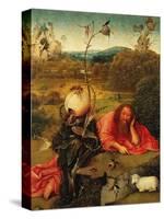 Saint John the Baptist In the Wilderness, Ca. 1489-Hieronymus Bosch-Stretched Canvas