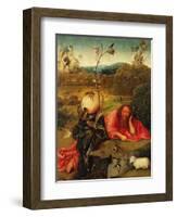 Saint John the Baptist In the Wilderness, Ca. 1489-Hieronymus Bosch-Framed Giclee Print