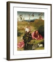 Saint John the Baptist in the Wilderness-Hieronymus Bosch-Framed Premium Giclee Print