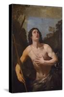 Saint John the Baptist in the Wilderness-Guido Reni-Stretched Canvas