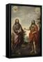 Saint John the Baptist Pointing to Christ, C.1655-Bartolome Esteban Murillo-Framed Stretched Canvas