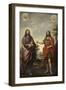Saint John the Baptist Pointing to Christ, C.1655-Bartolome Esteban Murillo-Framed Premium Giclee Print