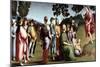 Saint John the Baptist Preaching, 1505-Raphael-Mounted Giclee Print