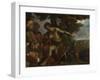 Saint John the Baptist Preaching in the Wilderness, C. 1640-Pier Francesco Mola-Framed Giclee Print