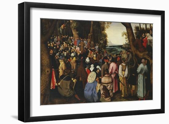 Saint John the Baptist Preaching the Baptism of Christ Beyond-Pieter Bruegel the Elder-Framed Giclee Print