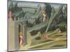 Saint John the Baptist Retiring to the Desert (Predella Pane), 1454-Giovanni di Paolo-Mounted Giclee Print