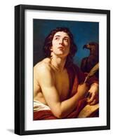 Saint John the Evangelist, 1793 (Oil on Canvas)-Francois Andre Vincent-Framed Giclee Print