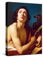 Saint John the Evangelist, 1793 (Oil on Canvas)-Francois Andre Vincent-Stretched Canvas