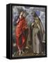 Saint John the Evangelist and Saint Francis-El Greco-Framed Stretched Canvas