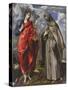 Saint John the Evangelist and Saint Francis-El Greco-Stretched Canvas