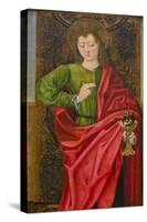 Saint John the Evangelist and the Poisoned Cup, C.1475-null-Stretched Canvas