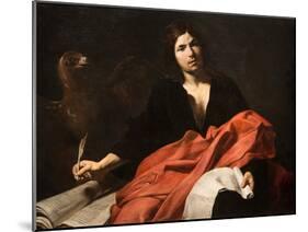 Saint John the Evangelist, by Valentin De Boullogne (1591-1632). Oil on Canvas, 1621-1622. Ackland-Valentin de Boulogne-Mounted Giclee Print