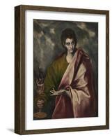 Saint John the Evangelist, C. 1605-El Greco-Framed Giclee Print