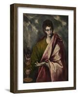 Saint John the Evangelist, Ca. 1605-El Greco-Framed Giclee Print