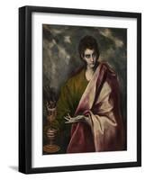 Saint John the Evangelist, Ca. 1605-El Greco-Framed Giclee Print