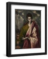 Saint John the Evangelist, Ca. 1605-El Greco-Framed Giclee Print