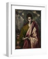 Saint John the Evangelist, Ca. 1605-El Greco-Framed Giclee Print