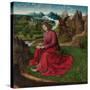 Saint John the Evangelist on Patmos, Ca 1465-Dirk Bouts-Stretched Canvas