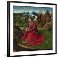 Saint John the Evangelist on Patmos, Ca 1465-Dirk Bouts-Framed Giclee Print