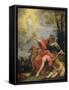 Saint John the Evangelist on Patmos-Carlo Maratti-Framed Stretched Canvas