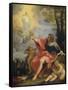 Saint John the Evangelist on Patmos-Carlo Maratti-Framed Stretched Canvas