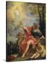 Saint John the Evangelist on Patmos-Carlo Maratti-Stretched Canvas
