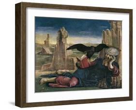 Saint John the Evangelist on Patmos-Cosimo Tura-Framed Giclee Print