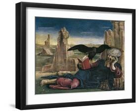 Saint John the Evangelist on Patmos-Cosimo Tura-Framed Giclee Print