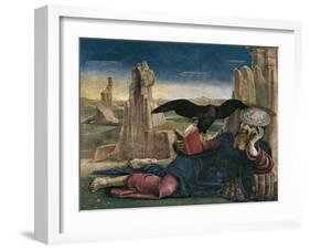 Saint John the Evangelist on Patmos-Cosimo Tura-Framed Giclee Print