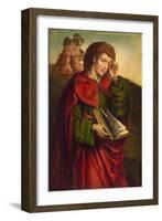 Saint John the Evangelist Weeping, C. 1500-Colijn de Coter-Framed Giclee Print