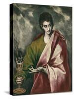 Saint John the Evangelist-El Greco-Stretched Canvas