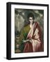 Saint John the Evangelist-El Greco-Framed Art Print