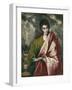 Saint John the Evangelist-El Greco-Framed Art Print