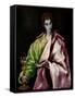 Saint John the Evangelist-El Greco-Framed Stretched Canvas