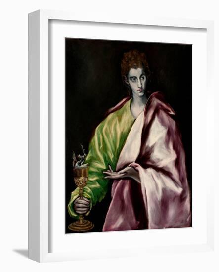 Saint John the Evangelist-El Greco-Framed Giclee Print