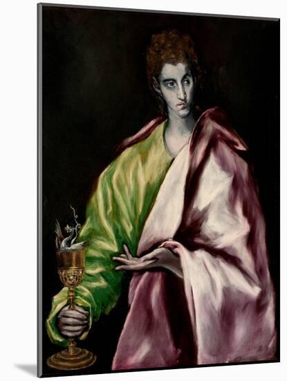 Saint John the Evangelist-El Greco-Mounted Giclee Print