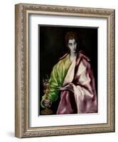 Saint John the Evangelist-El Greco-Framed Giclee Print