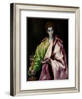 Saint John the Evangelist-El Greco-Framed Giclee Print